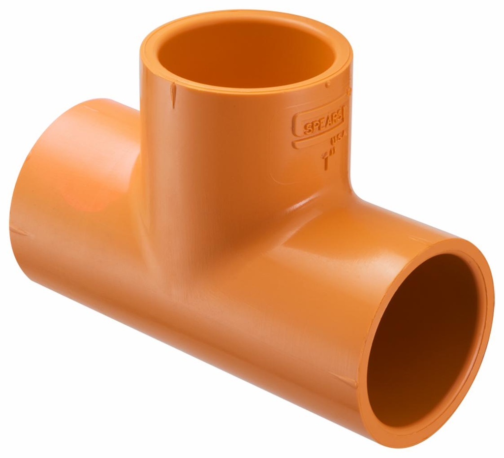 1-1/2X2 CPVC FlameGuard Reducing Tee SOC