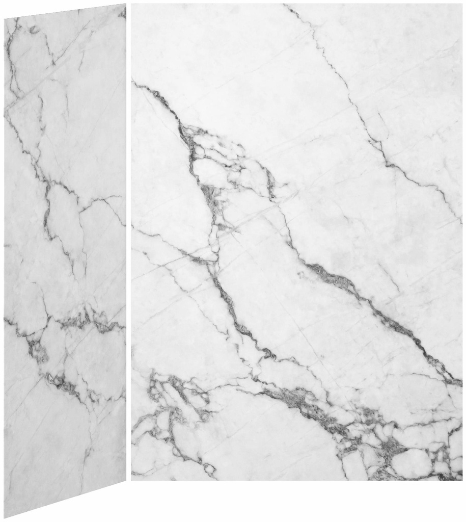 60 x 36 2-Panel Shower Wall Kit for Corner Installation