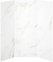 36 x 36 x 36 3-Panel Shower Wall Kit for Alcove Installation