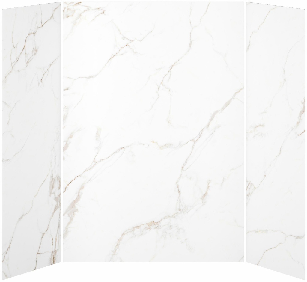 32 x 60 x 32 3-Panel Shower Wall Kit for Alcove Installation