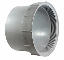 PVC DWV 6" FEM ADPT SPGXFPT GRY