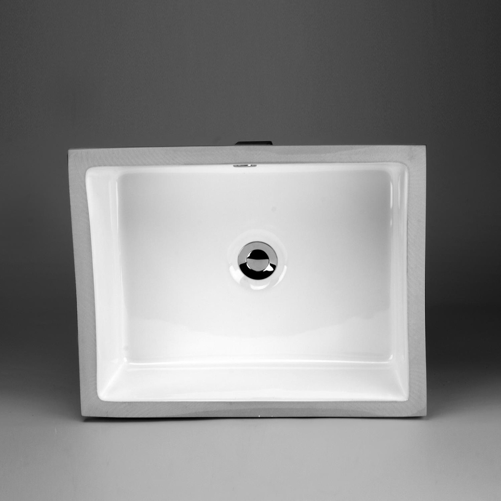 18x14 Rectangular Flat Bottom Undermount Bathroom Sink