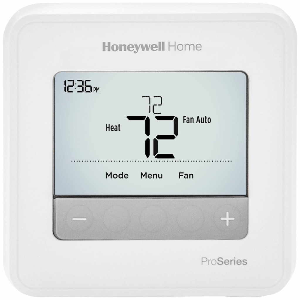 T4 Pro Programmable Thermostat 1 Heat/1 Cool