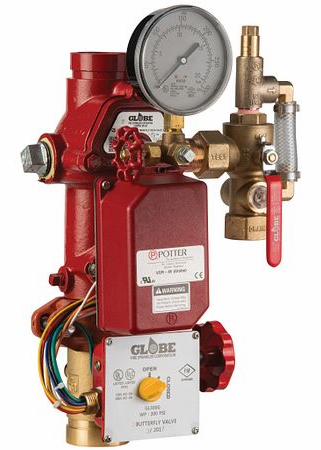 4" GxG Universal Manifold Check Assembly Right Hand with Control Valve and Hose