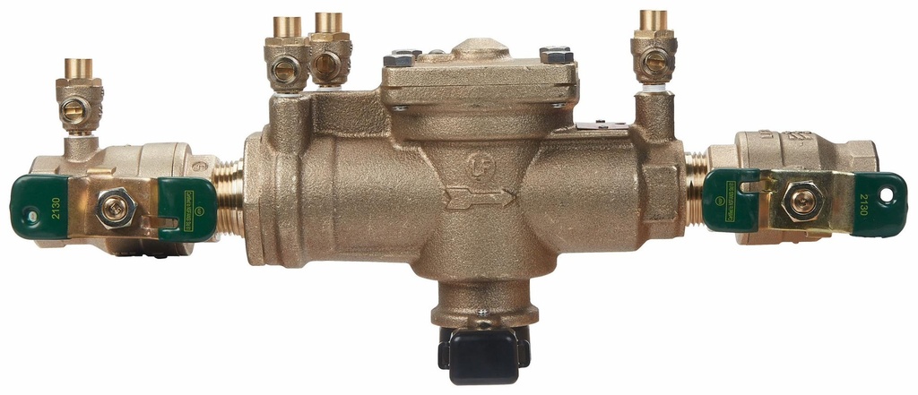 1" Lead Free Reduced Pressure Backflow Preventer LF009M2-QT-FS