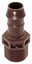17mm Barb x 1/2 MPT Male Adapter