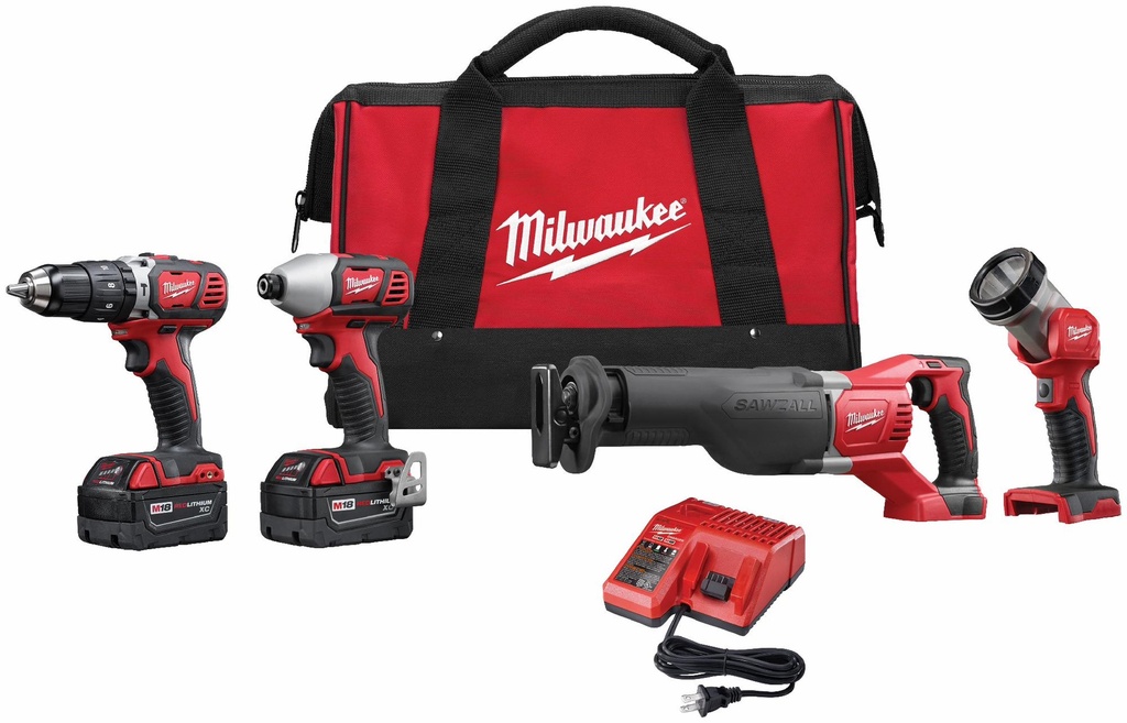 M18 LITHIUM-ION 4-Tool Combo Kit