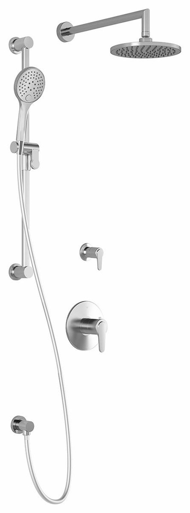 Kontour TD2 Thermostatic Shower System with Wall Arm