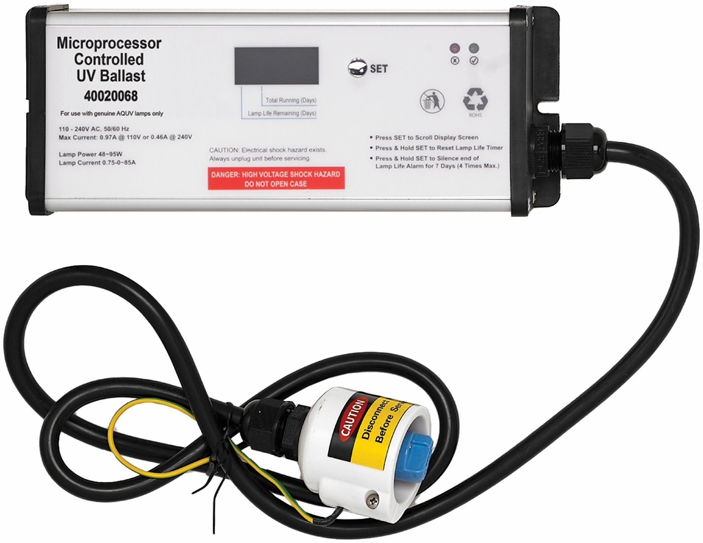 Ballast,Aquaflo UV, 8gpm,12gpm and 20gpm