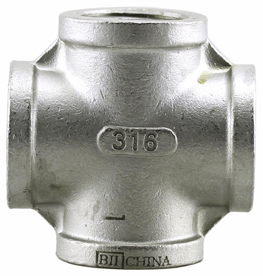 1/4 STAINLESS THRD 150# CROSS