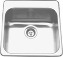 20" 1-Hole 1 Bowl Drop-In Kitchen Sink