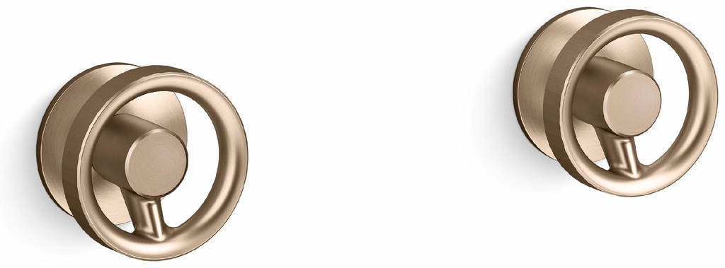 Components Wall Mount Bathroom Faucet Industrial Handle Trim