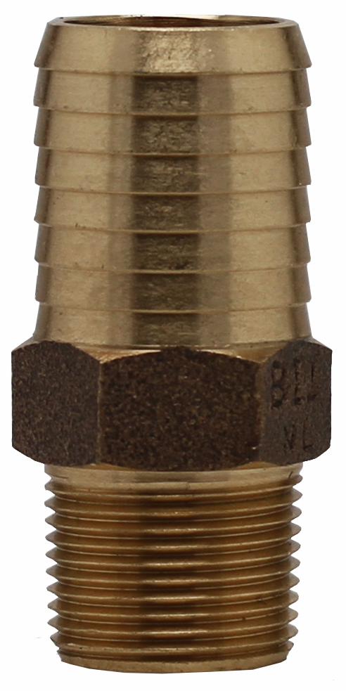 1-1/4" x 1" P X MALE BRASS ADAPTER