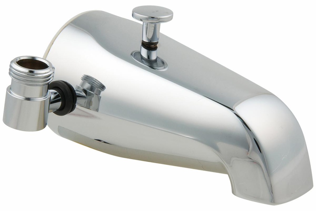 Tub Spout with Diverter and Telephone Shower Side Outlet