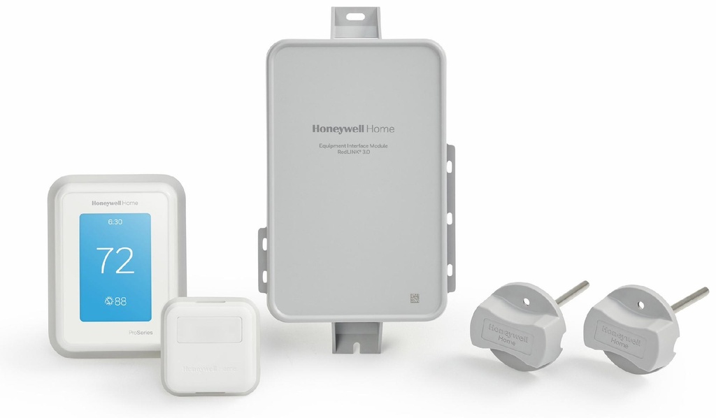 T10+ Pro Smart Thermostat with EIM, room, return and supply sensors