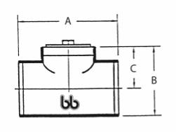3 MJ LINE C/O TEE W/PLUG 63980