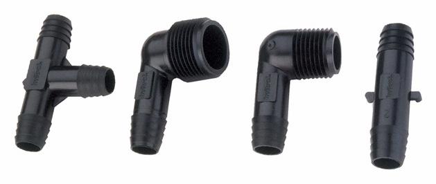 1/2" Male x Barb Elbow