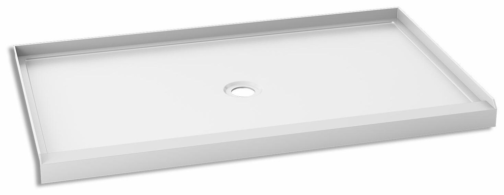 Koncept 60" x 36" Alcove Acrylic Shower Base with Centre Drain