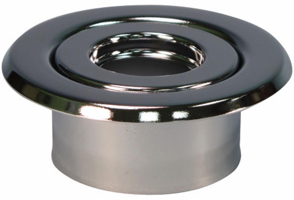 1/2" NPT x 3/4" Adjustable Recessed Eschutcheon Plate Bright White FireLock V27 (ea)