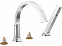 Tetra Roman Tub Faucet Trim with Hand Shower (handles sold separately)
