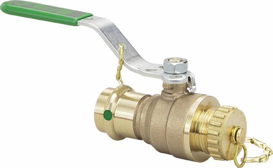1/2" x 3/4" Viega ProPress ball valve P x Hose