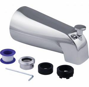 Universal Mount Tub Spout with Diverter