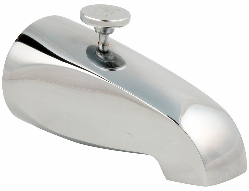 1/2" or 3/4" IPS Brass Tub Spout with Diverter