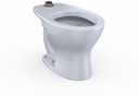 Tornado Flush Commercial Flushometer Elongated Floor Mount Universal Height Toilet Bowl with Cefiontect