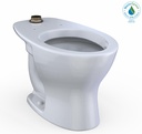 Tornado Flush Commercial Flushometer Elongated Floor Mount Universal Height Toilet Bowl