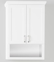 2-Door Bathroom Storage Cabinet Painted Classic Modern Shaker