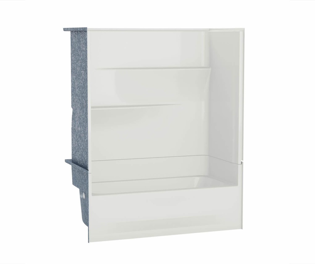 Gallery TS-6030 LH Drain Alcove 2-Piece Tub & Shower