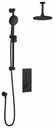 RoundOne TB2 Thermostatic Push-Button Shower System with Vertical Ceiling Arm (Less Valve)