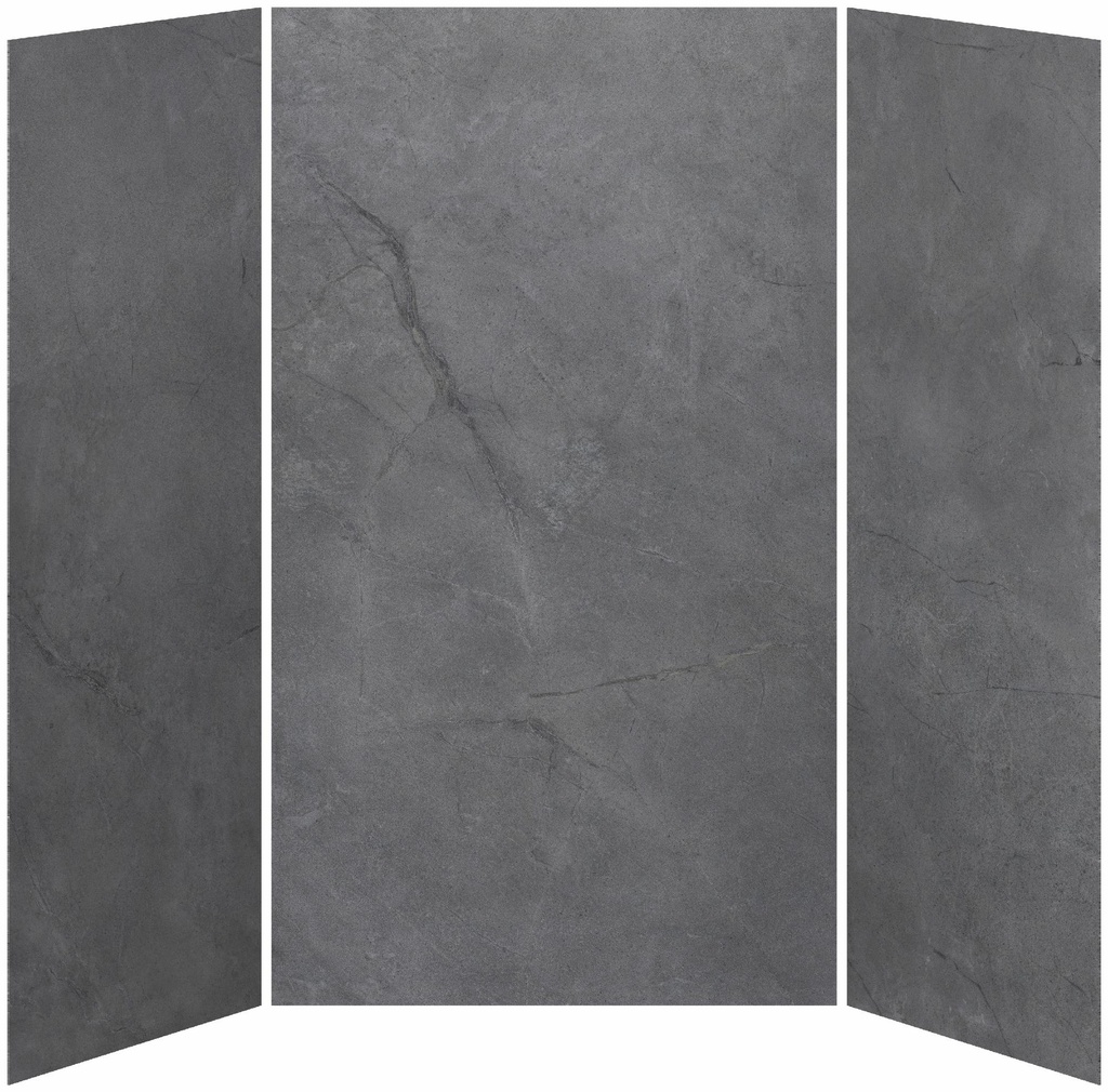 36 x 48 x 36 3-Panel Shower Wall Kit for Alcove Installation