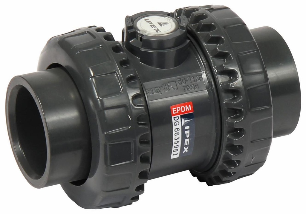 1 1/2" SXE TU BCV PVC EPDM S/T EASYFIT XIRTEC140