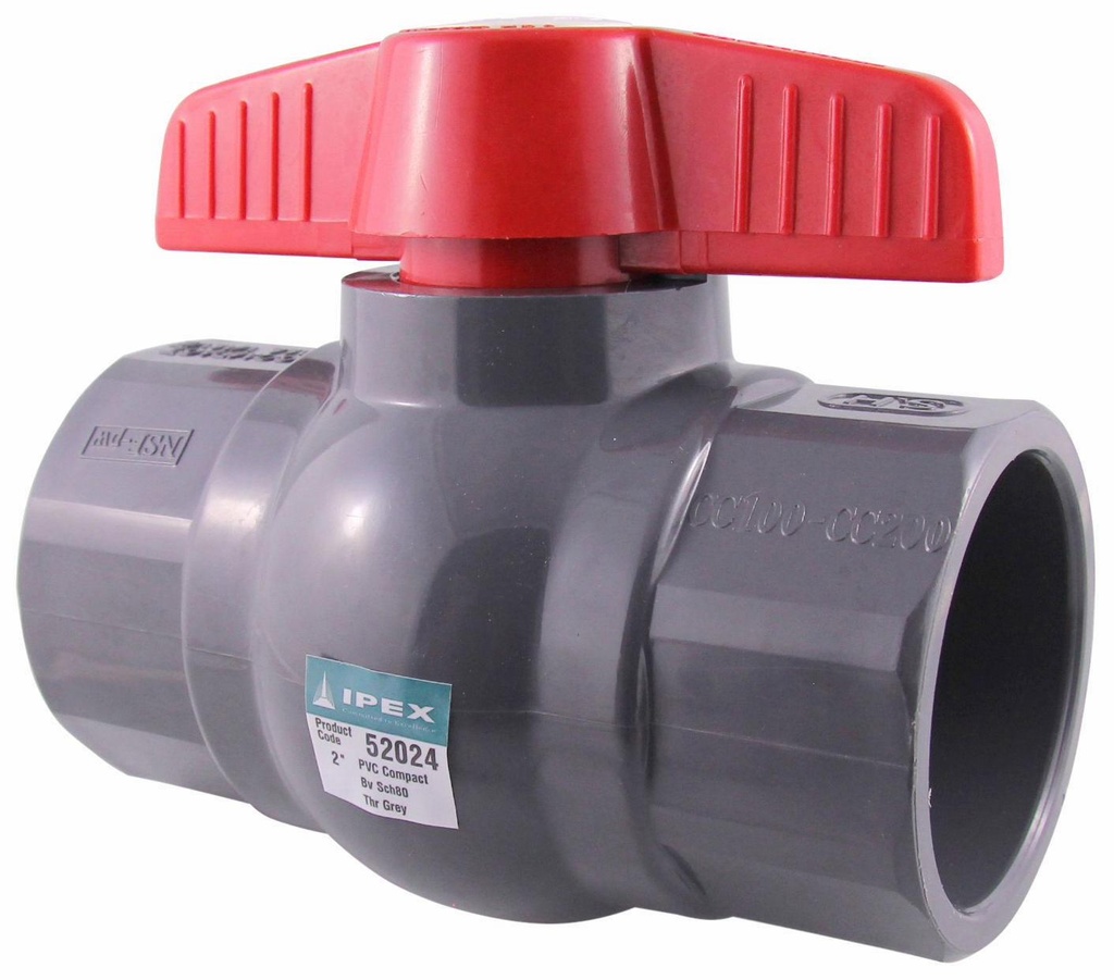 2" MP CBV PVC EPDM SOC SCH80 GREY XIRTEC140