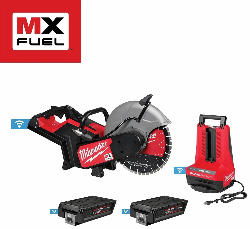 MX FUEL 14" CUT OFF SAW 2 BATT KIT