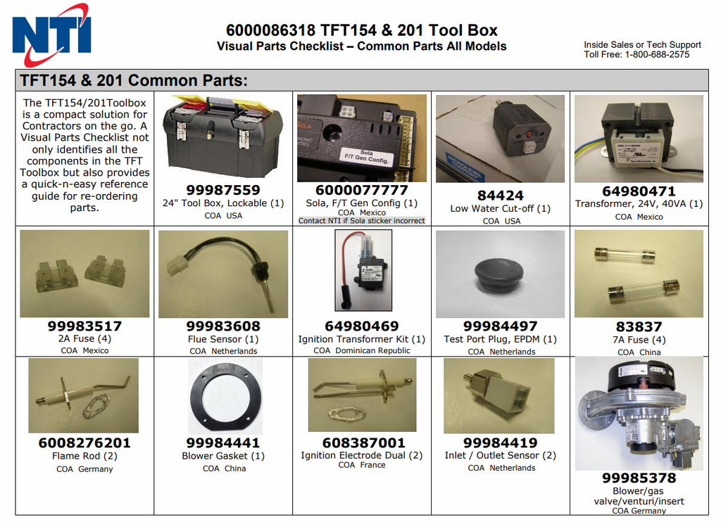 TFT154 & 201 TOOL BOX