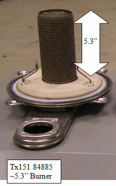 TX 151 BURNER, ISO 5+1, INCL 82766