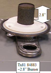 TX 81 BURNER, ISO 3+1, INCL 82766