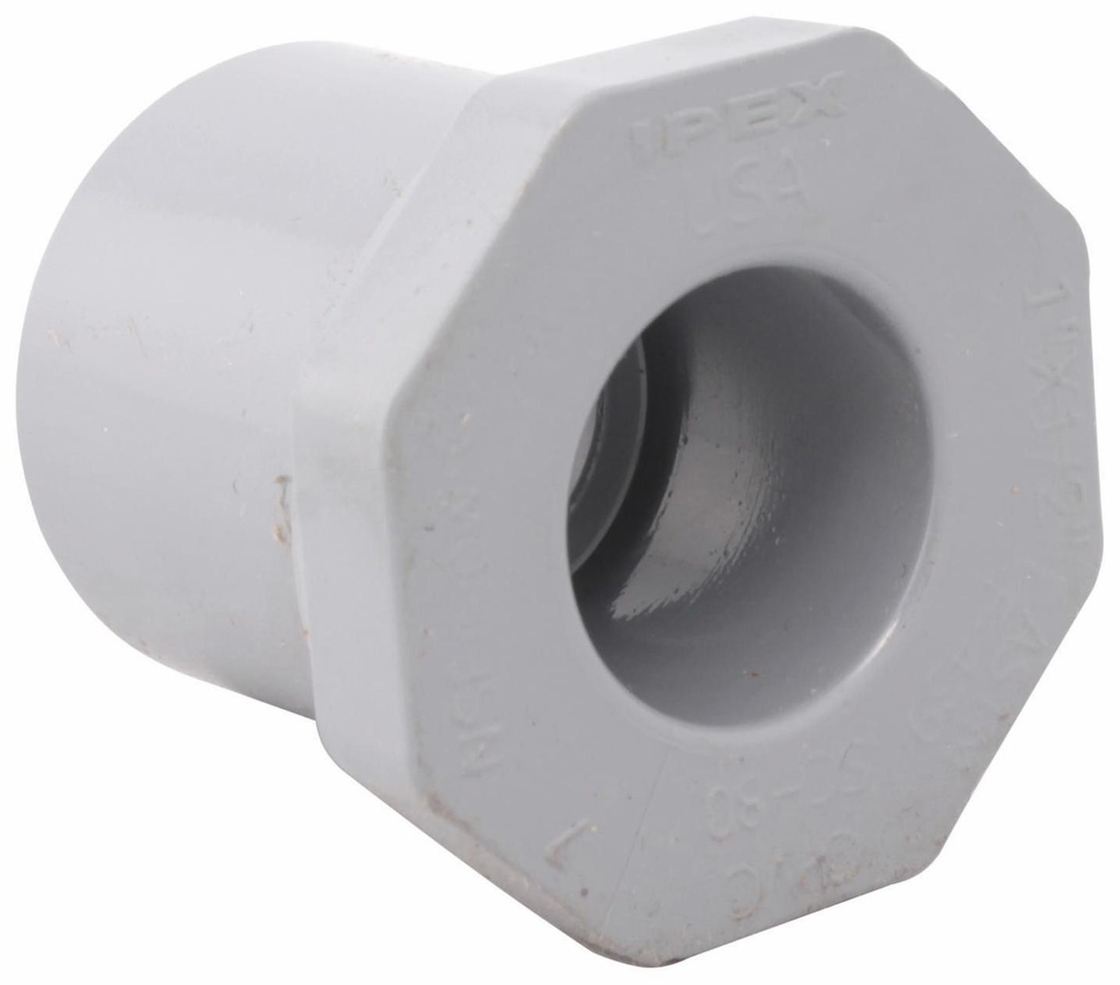 1 1/2"x1" CPVC SCH80 RED. BUSHING SPxSOC CORZAN