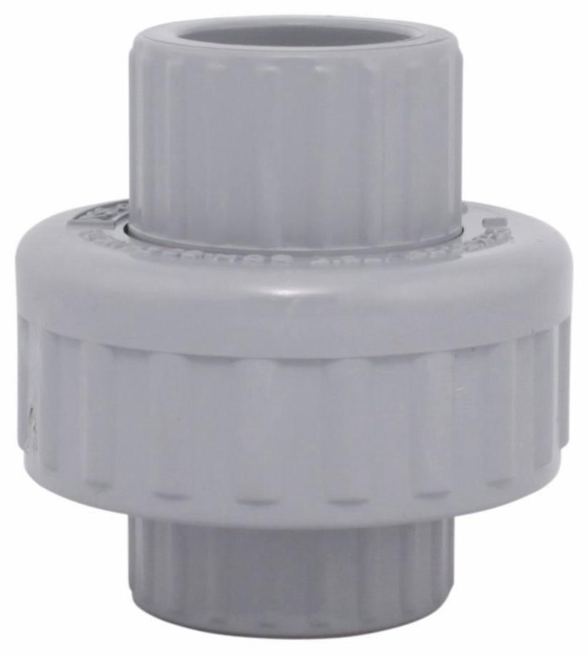 3/4" CPVC SCH80 UNION SOCxSOC W/ VIT. GSKT CORZAN