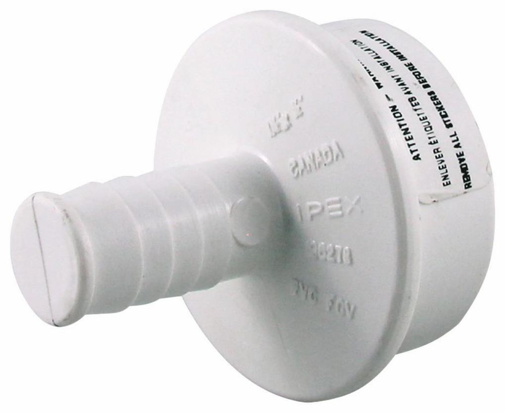 1 1/2"x1/2" PVC FGV RED. BUSHING SPxHOSEBARB SYSTEM 636