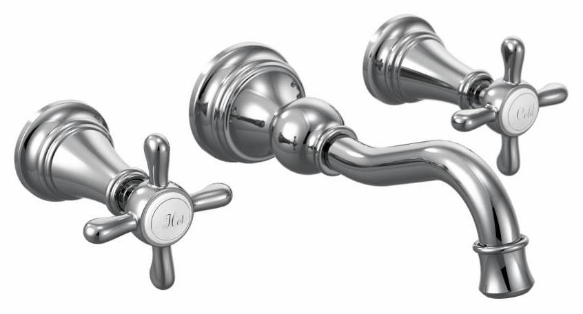 Weymouth Wall Mount Bathroom Faucet Trim