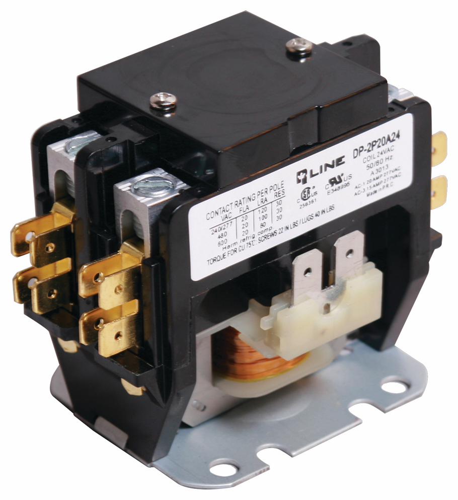 DOUBLE POLE 20AMP 24V CONTACT