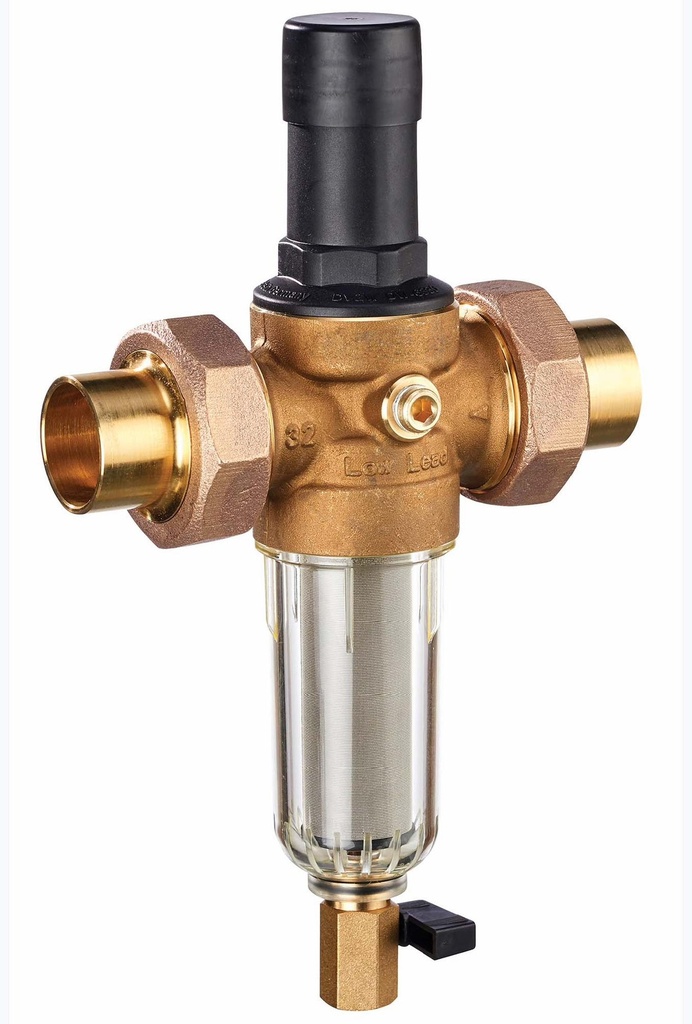 1 in NPT connection low lead Pressure Regulating Valve and filter combination