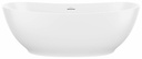 Valentina 67" x 32" Center Drain Freestanding Tub