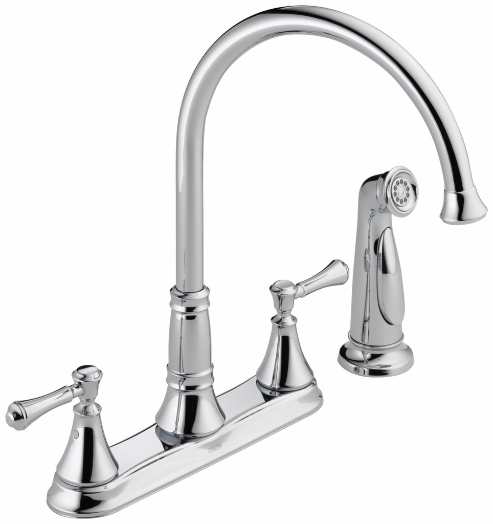 Cassidy 2-Handle Kitchen Faucet with Side Spray