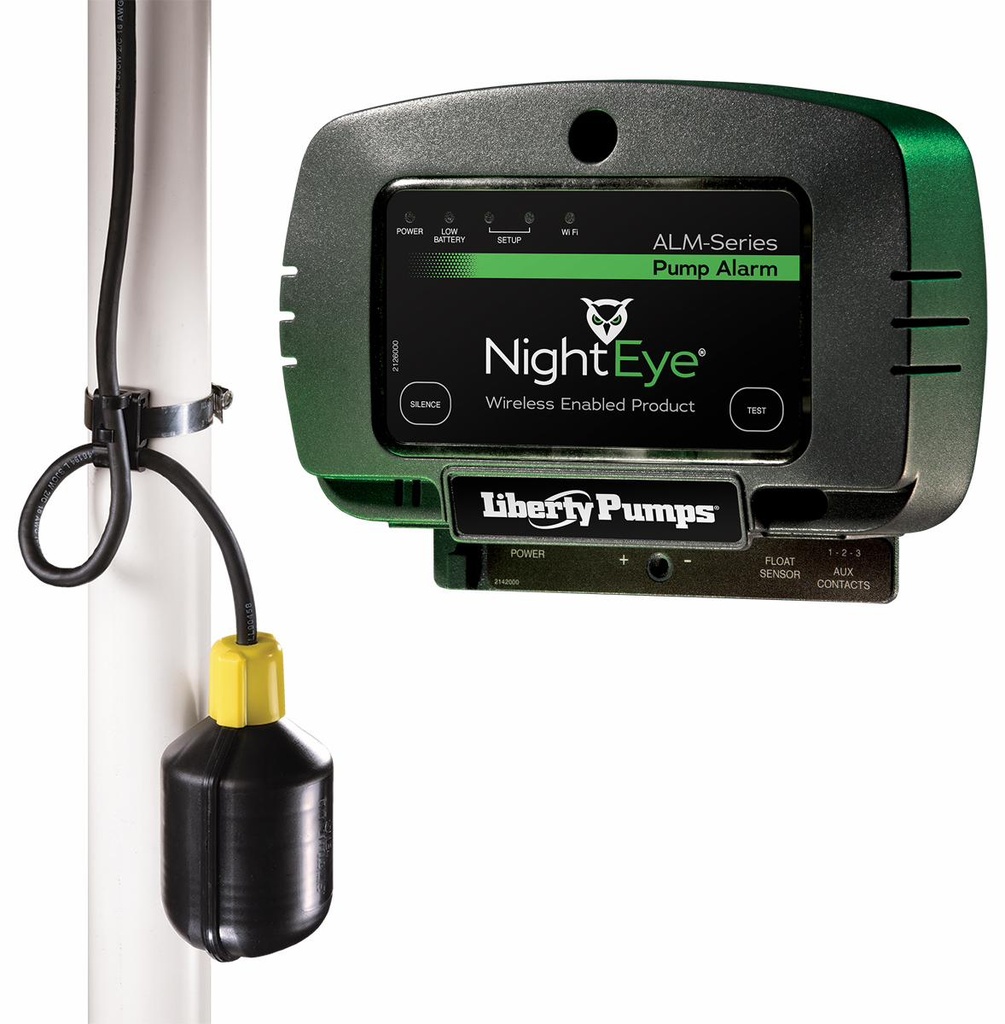 NightEye Wireless Enabled Alarm with 10' Cord