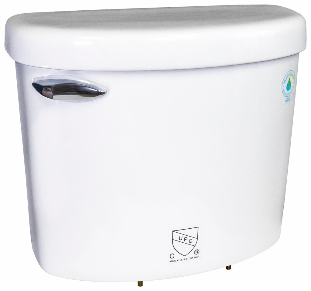 Ascent II Insulated Toilet Tank and Lid with Flush Valve Kit