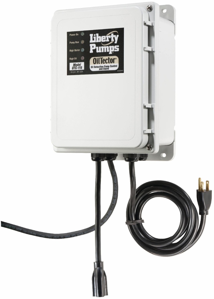 3/4 hp Submersible Elevator Sump Pump, 115V, with OilTector control and alarm, 25' cord